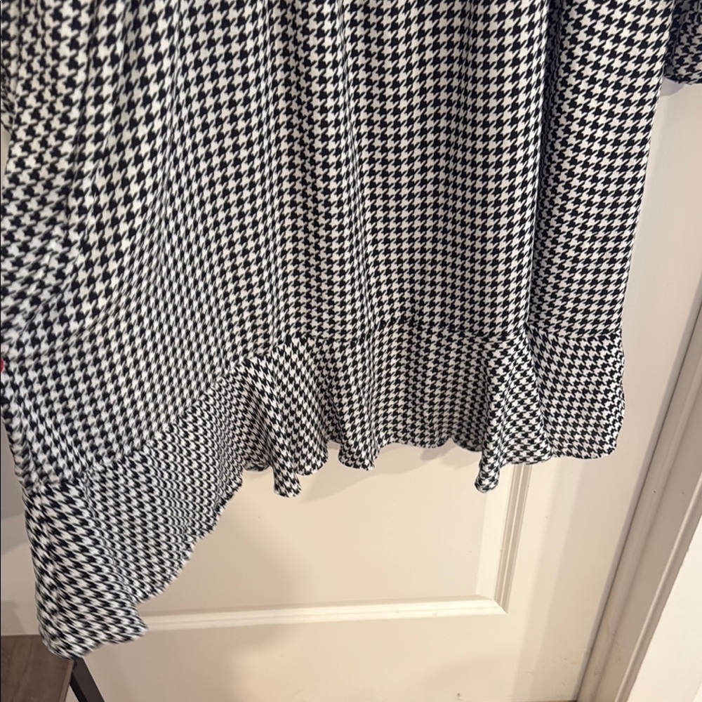 J. Crew Black and White Houndstooth Dress - Picture 6 of 9